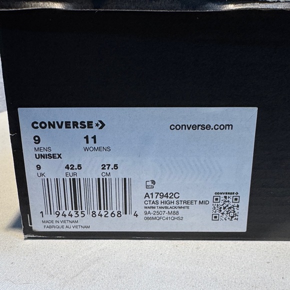 🆕 Converse All Star Black and Brown Sneakers - Picture 9 of 9